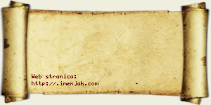 Danica Đorđević vizit kartica